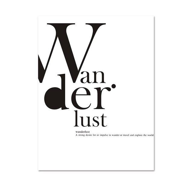 Affiche Wanderlust Voyage