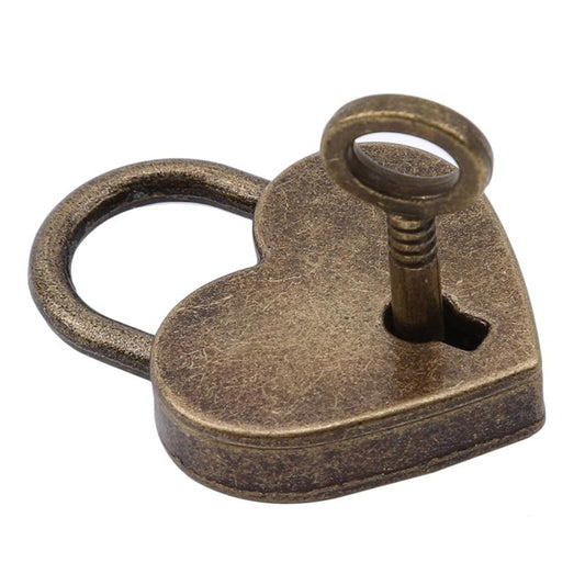 Cadenas Valise Vintage Heart Lock - Édition Spéciale