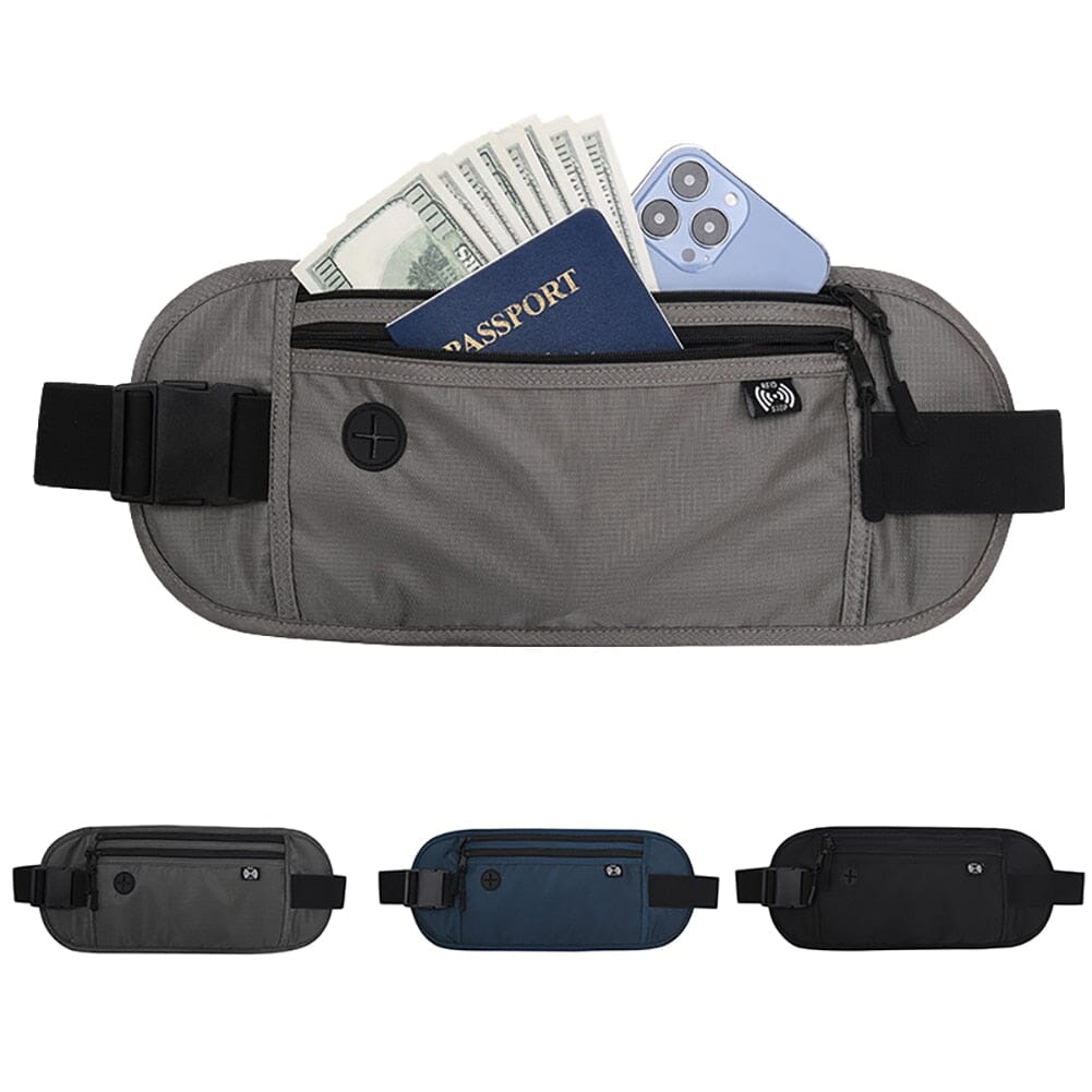 Ceinture Portefeuille de Voyage StealthGuard (Anti-RFID)