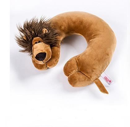 Coussin de Voyage Lion Brun - Confort ultime en déplacement