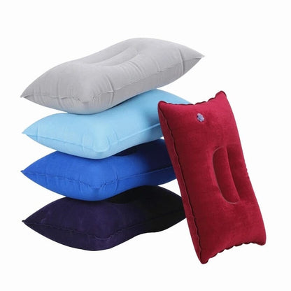 Coussin de Voyage Gonflable & Oreiller Pliable