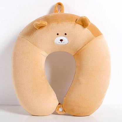 Coussin de Voyage Mémoire de Forme Enfant Ours - Marque Teddy Travel