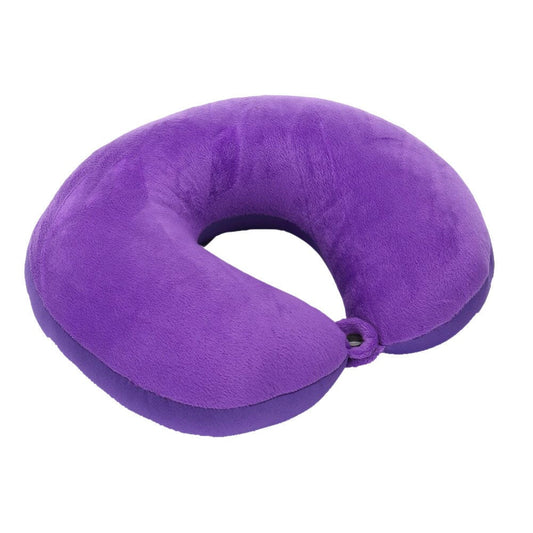 Coussin de Voyage en Microbilles Confort Violet