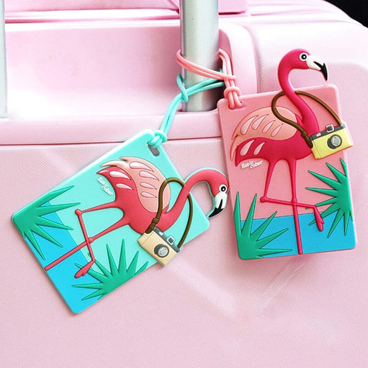 Étiquette pour Bagage <br>Flamingo by Globe-Trotter