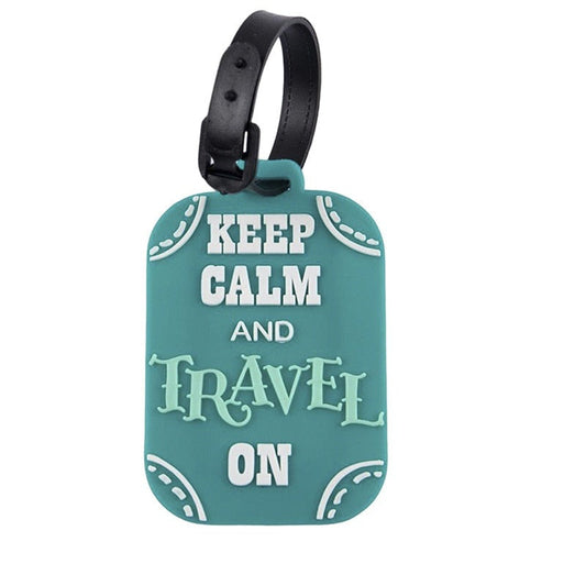 Étiquette Bagage <br>Keep Calm And Travel On - Traveler's Choice