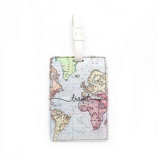 Étiquette Bagage <br>Travel Map - Explorez avec style