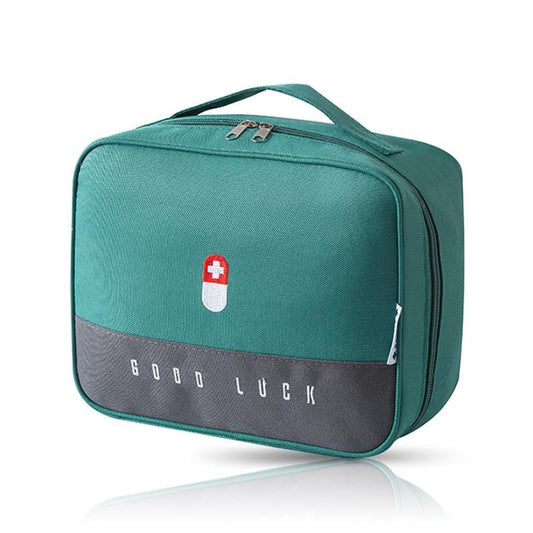 Grande Trousse à Pharmacie Voyage Vide <br>Good Luck (Vert) - Édition Exclusive