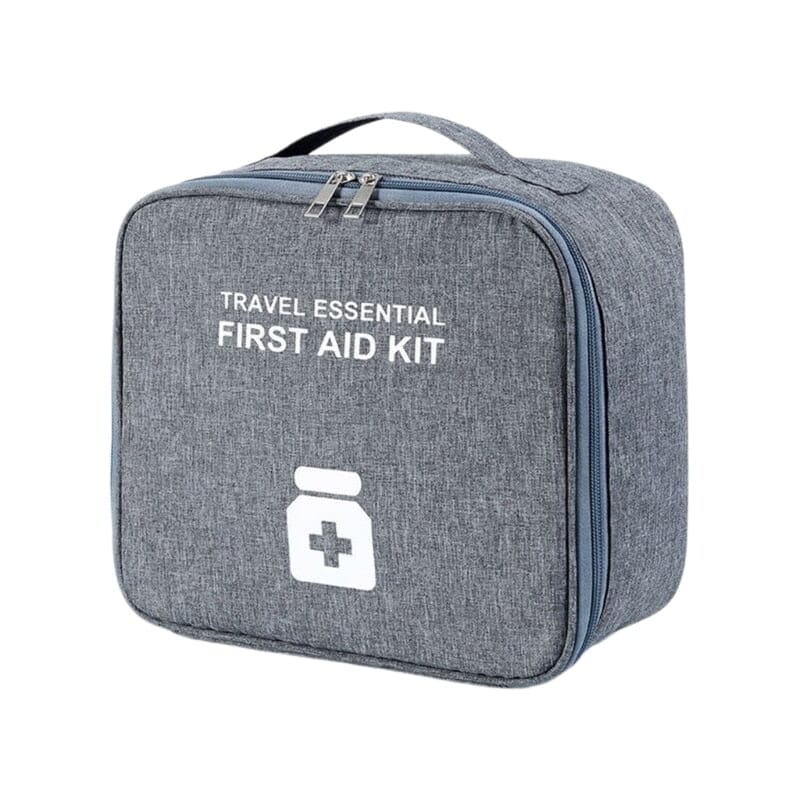 Grande Trousse à Pharmacie de Voyage Vide <br>Travel Essential (Gris)