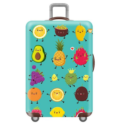 Housse de Valise Funny Fruits - Style Fun en Voyage