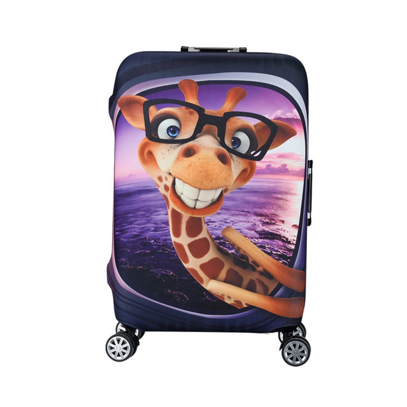 Housse de Valise Girafe Fun