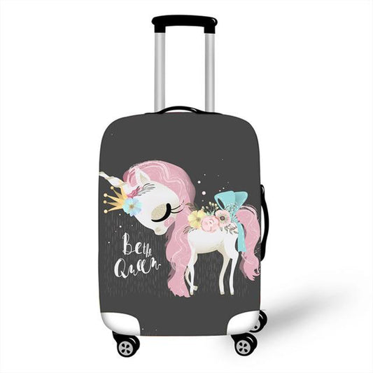 Housse de Valise Licorne "Be The Queen" - Collection Royale