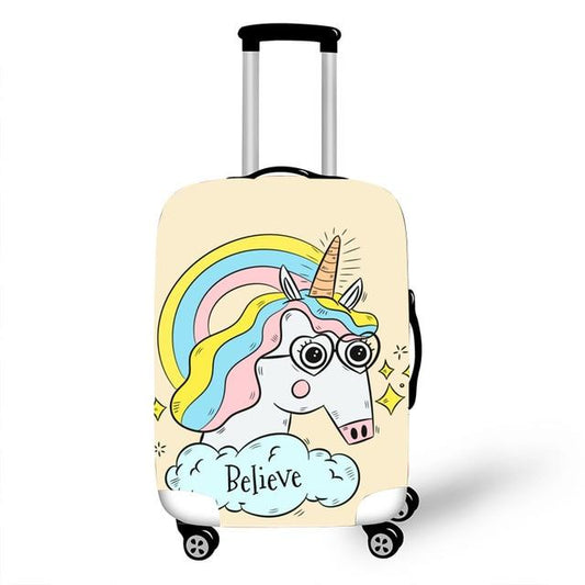 Housse de Valise Licorne "Believe" - Édition Spéciale