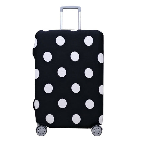 Housse de Valise en Pois Blancs