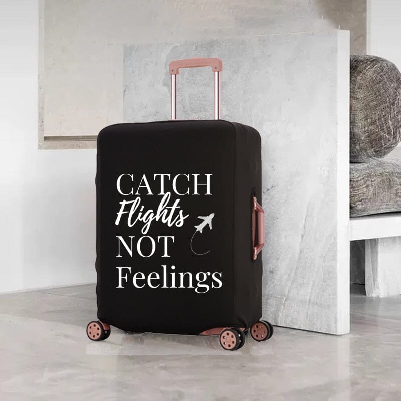 Housse de Protection pour Valise Avion <br>Catch Flights Not Feelings