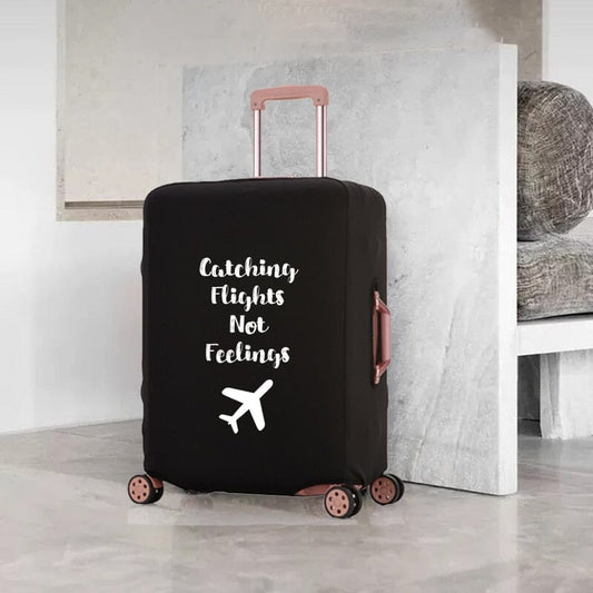 Catching Flights Not Feelings - Valise Avion Housse