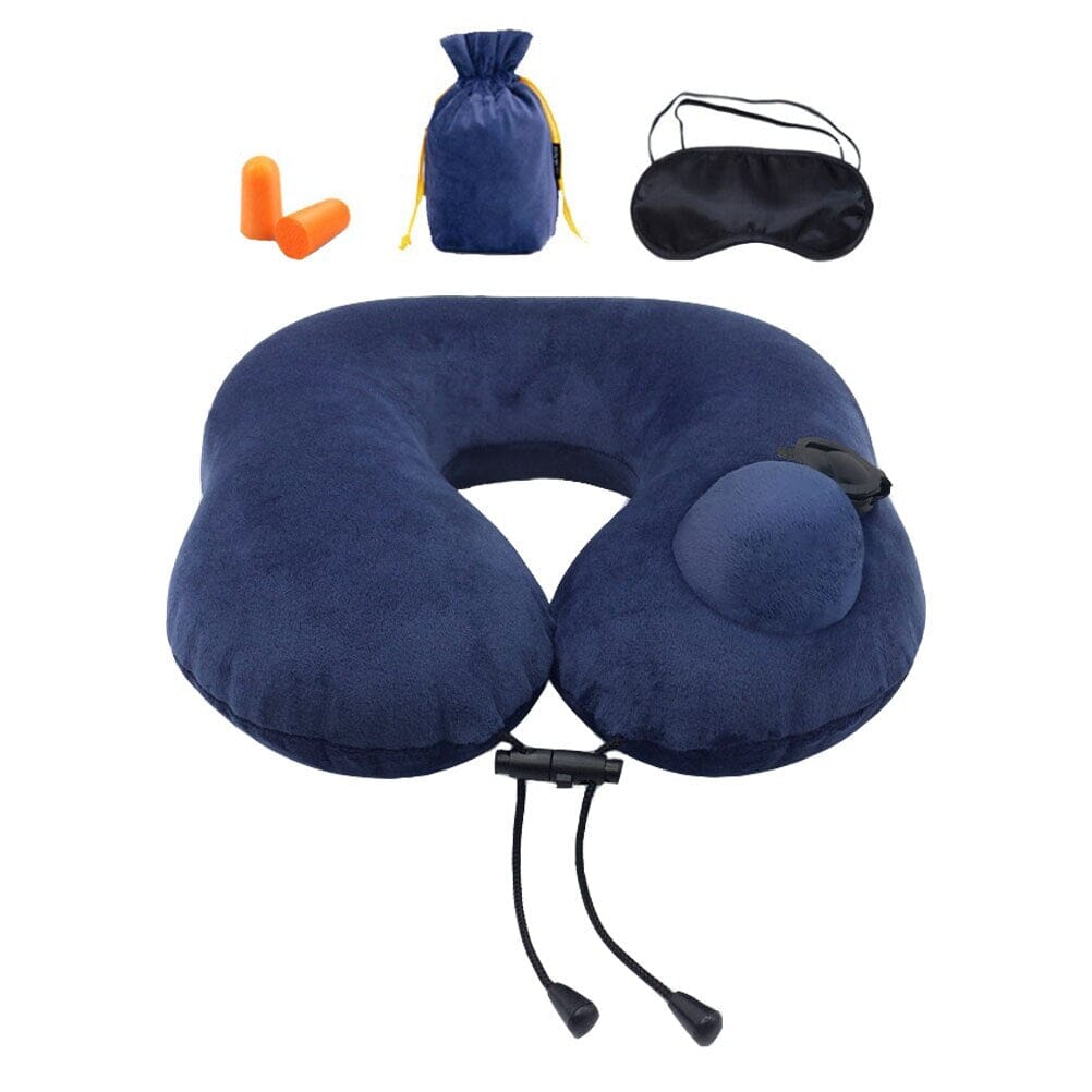 Kit de Voyage Confortable en Avion: Coussin et Masque