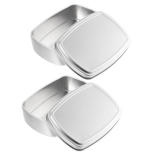 Lot de 2 Boîtes à Savon de Voyage en Aluminium - Pack Spécial by JetSetSupply