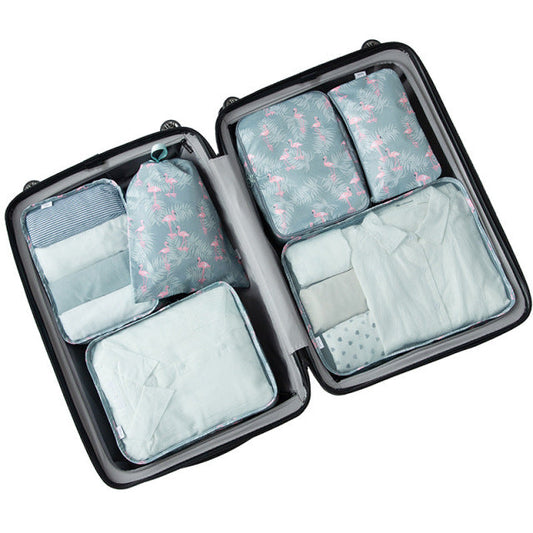 Valise Organizers <br>Flamingo (Set de 6)