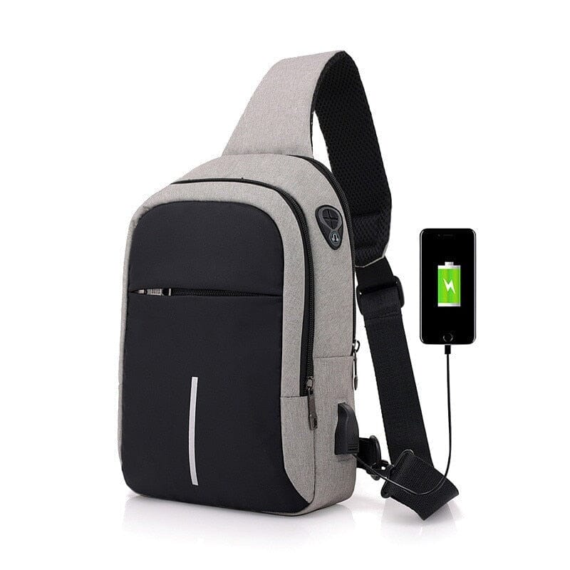 Sac à Bandoulière de Voyage Connecté - USB