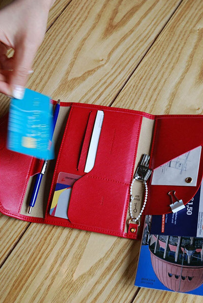 Portefeuille de Voyage Femme - Grande Pochette Sécurisée anti-RFID