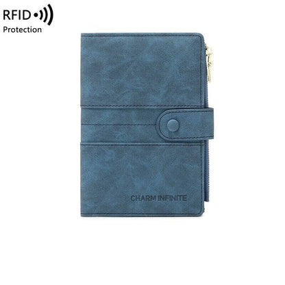 Portefeuille de Voyage Femme - Pochette Passeport Anti-RFID