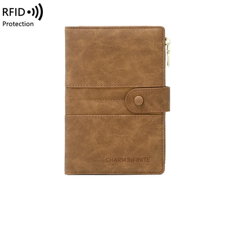 Portefeuille de Voyage Femme - Pochette Passeport Anti-RFID