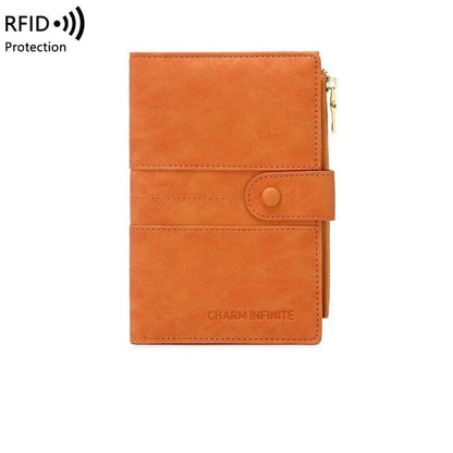 Portefeuille de Voyage Femme - Pochette Passeport Anti-RFID