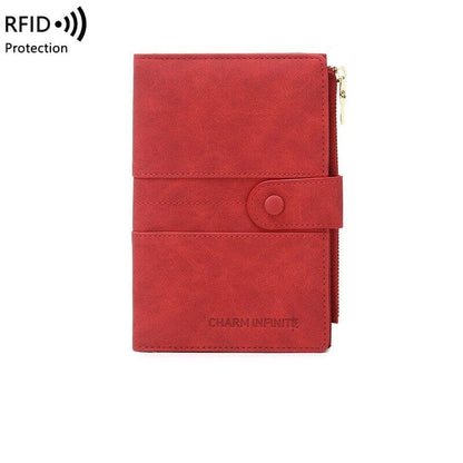 Portefeuille de Voyage Femme - Pochette Passeport Anti-RFID