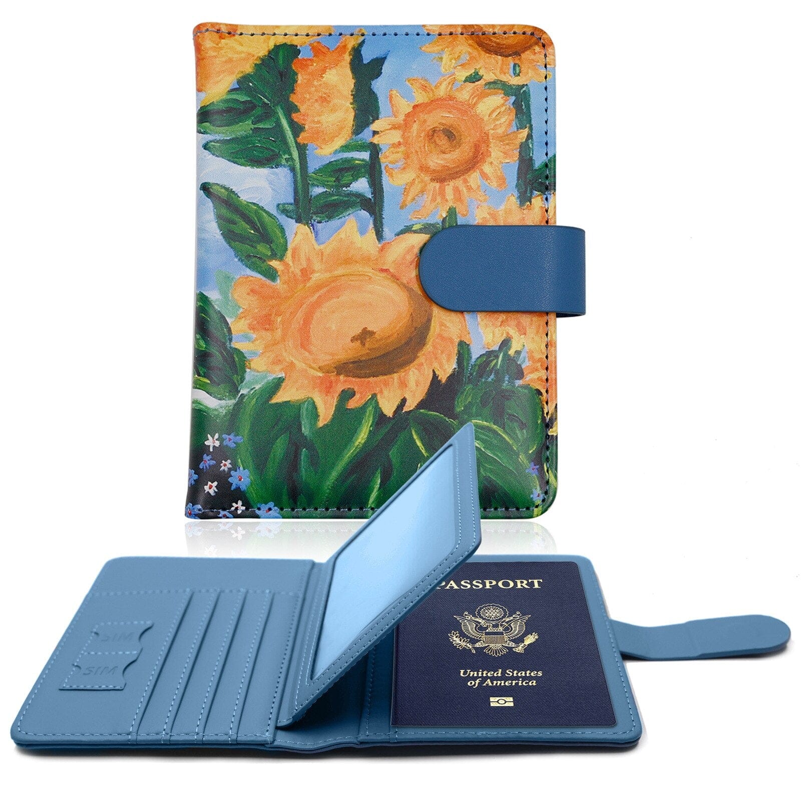 Portefeuille de Voyage Femme Tournesols - Édition Limitée