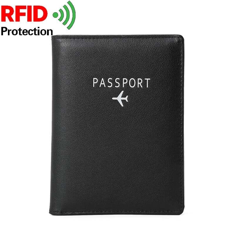 Portefeuille Passeport de Voyage Avion (RFID)