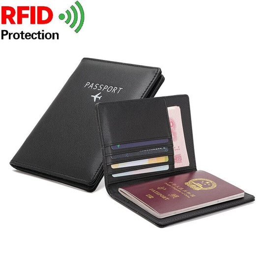 Portefeuille Passeport de Voyage Avion (RFID)