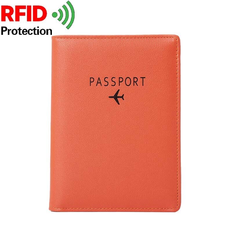 Portefeuille Passeport de Voyage Avion (RFID)