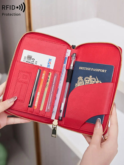 Portefeuille Pochette Passeport pour Voyageurs