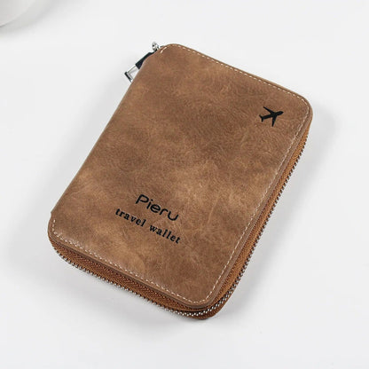 Portefeuille de Voyage Passeport Avion <br>Multifonction RFID