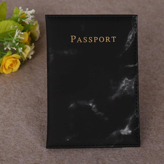 Protège-Passeport Marbre Luxe