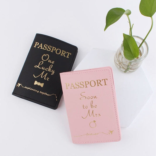 Protège-Passeport Mr Mrs: Explorez Ensemble pour Toujours