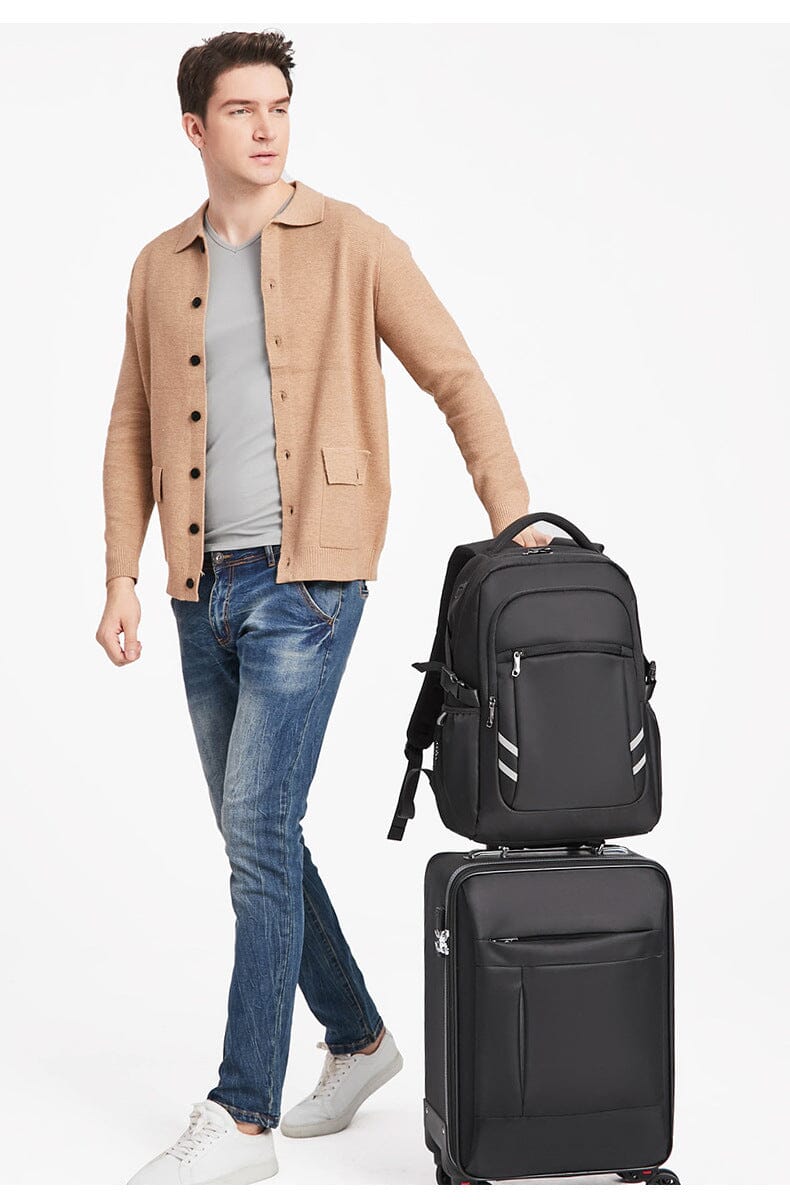 Sac à Dos pour Ordinateur Portable Homme - Voyage Connecté (15.6 Pouces)