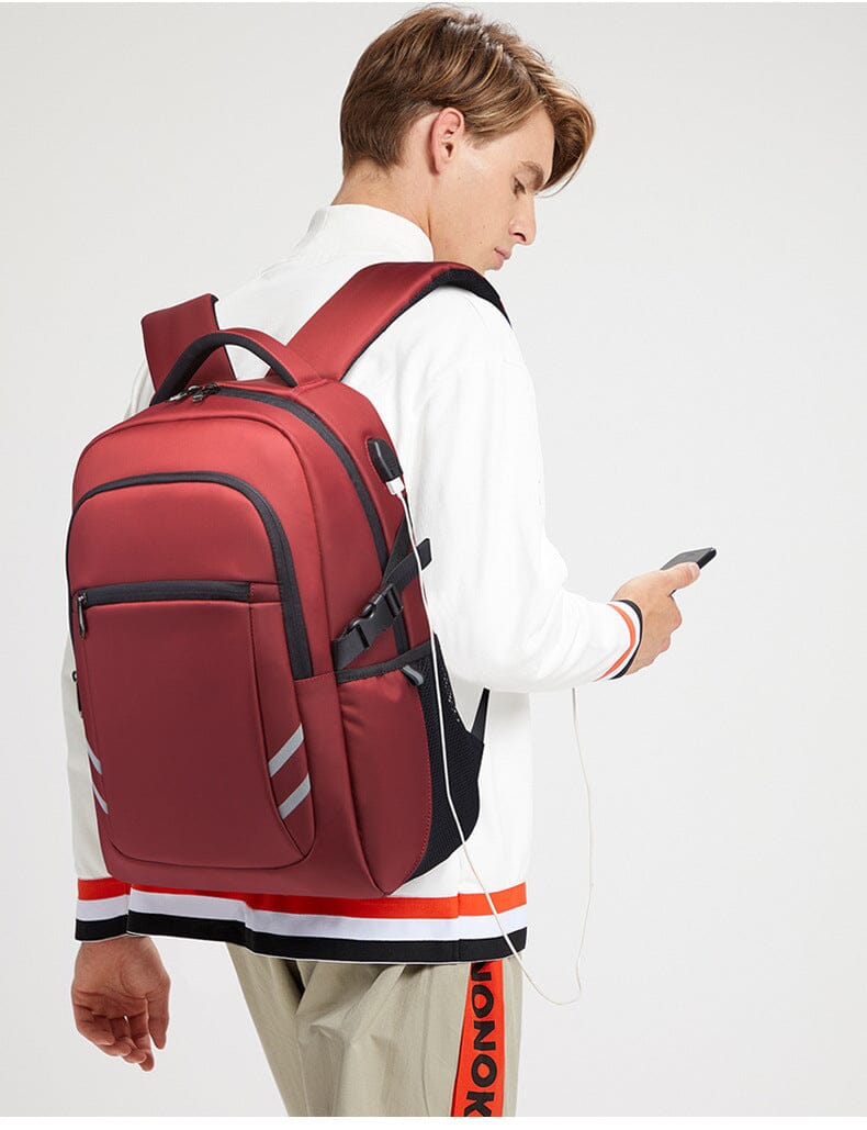 Sac à Dos pour Ordinateur Portable Homme - Voyage Connecté (15.6 Pouces)