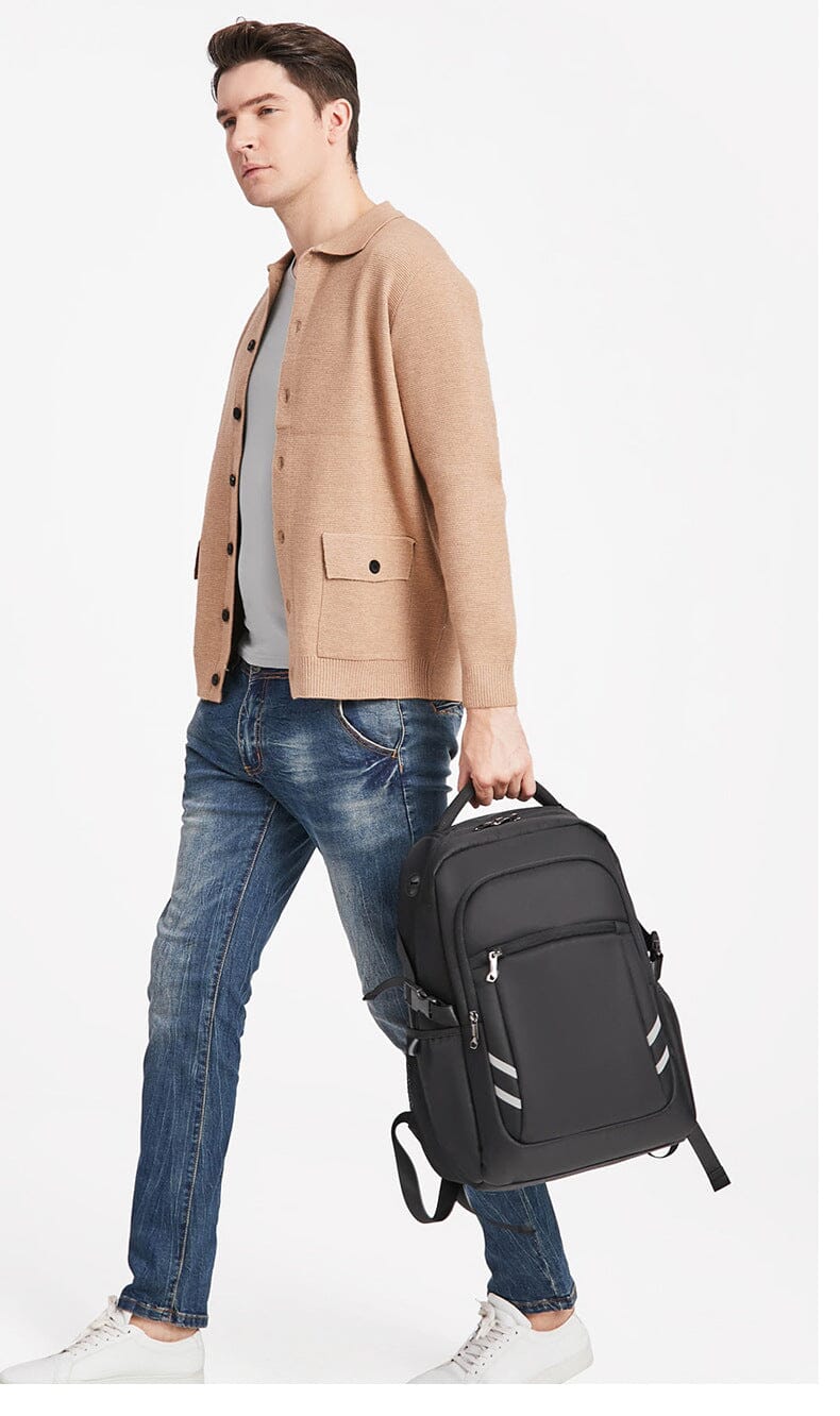 Sac à Dos pour Ordinateur Portable Homme - Voyage Connecté (15.6 Pouces)