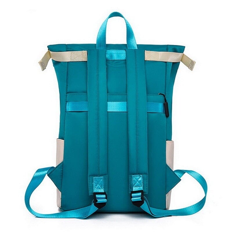 Sac à Dos Roll Top pour Femme Voyageuse