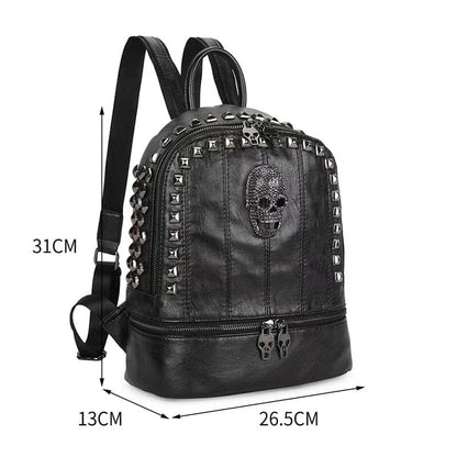 Sac à dos "Calavera" femme punk