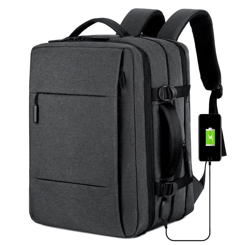 Sac à Dos de Voyage Cabine Avion Extensible avec Port USB