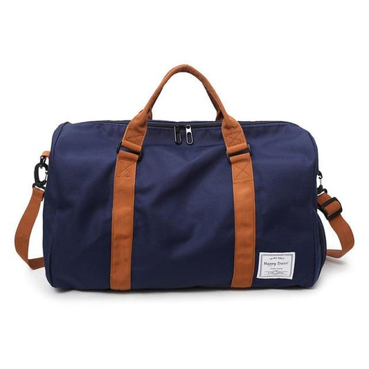 Sac de Voyage avec Compartiment Chaussures Happy Travel - Bleu Marine