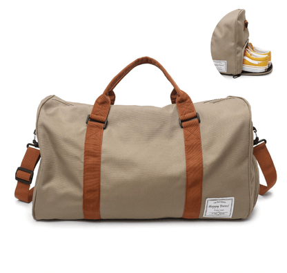 Sac de Voyage avec Compartiment Chaussures <br>Happy Travel™ (Camel)