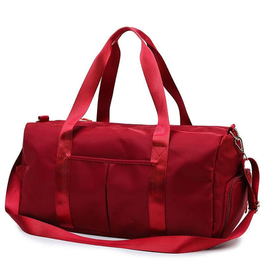 Sac de Voyage avec Compartiment Chaussures Rouge