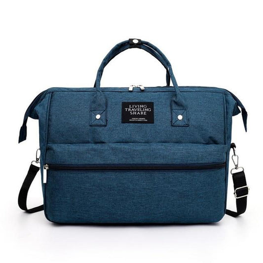 Sac de Voyage Bébé Living Traveling Share - Bandoulière, Bleu