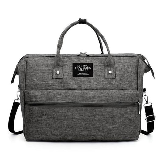 Sac de Voyage Bébé Living Traveling Share (à Bandoulière, Gris)