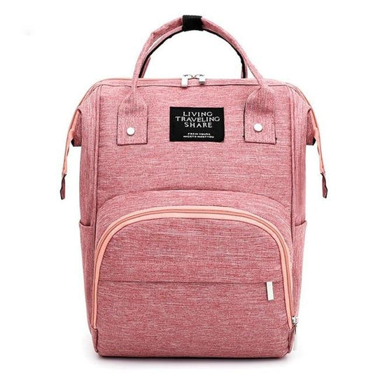 Sac de Voyage Bébé <br>Living & Traveling Share (Rose)