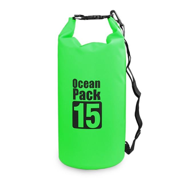 Sac de Voyage Étanche <br>Ocean Pack en Vert Profond