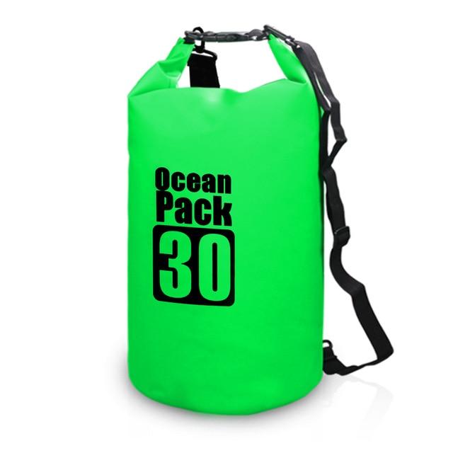 Sac de Voyage Étanche <br>Ocean Pack en Vert Profond